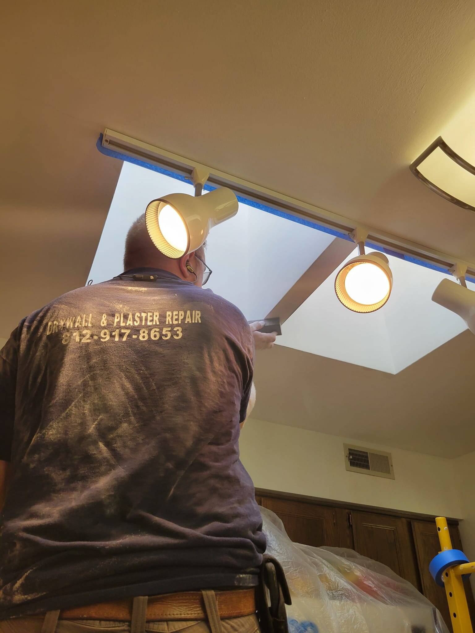 Texture matching drywall repair in Cincinnati, OH